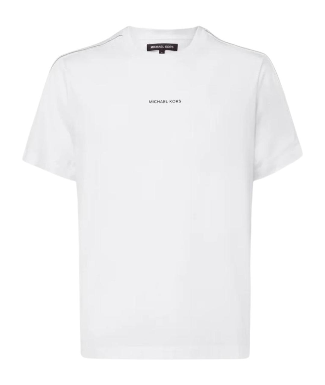 MICHAEL KORS Белая хлопковая футболка, фото 1