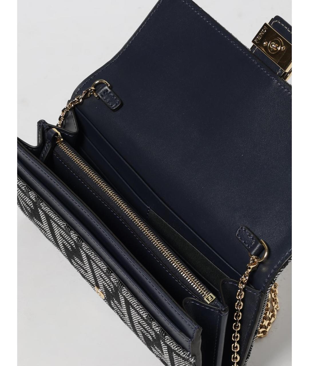 FENDI Серый кошелек, фото 5