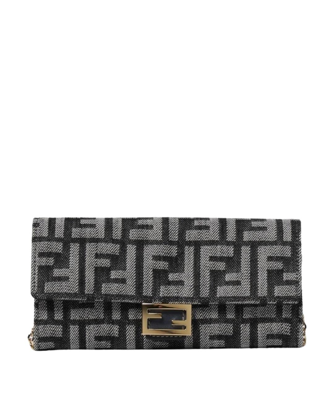 FENDI Серый кошелек, фото 1