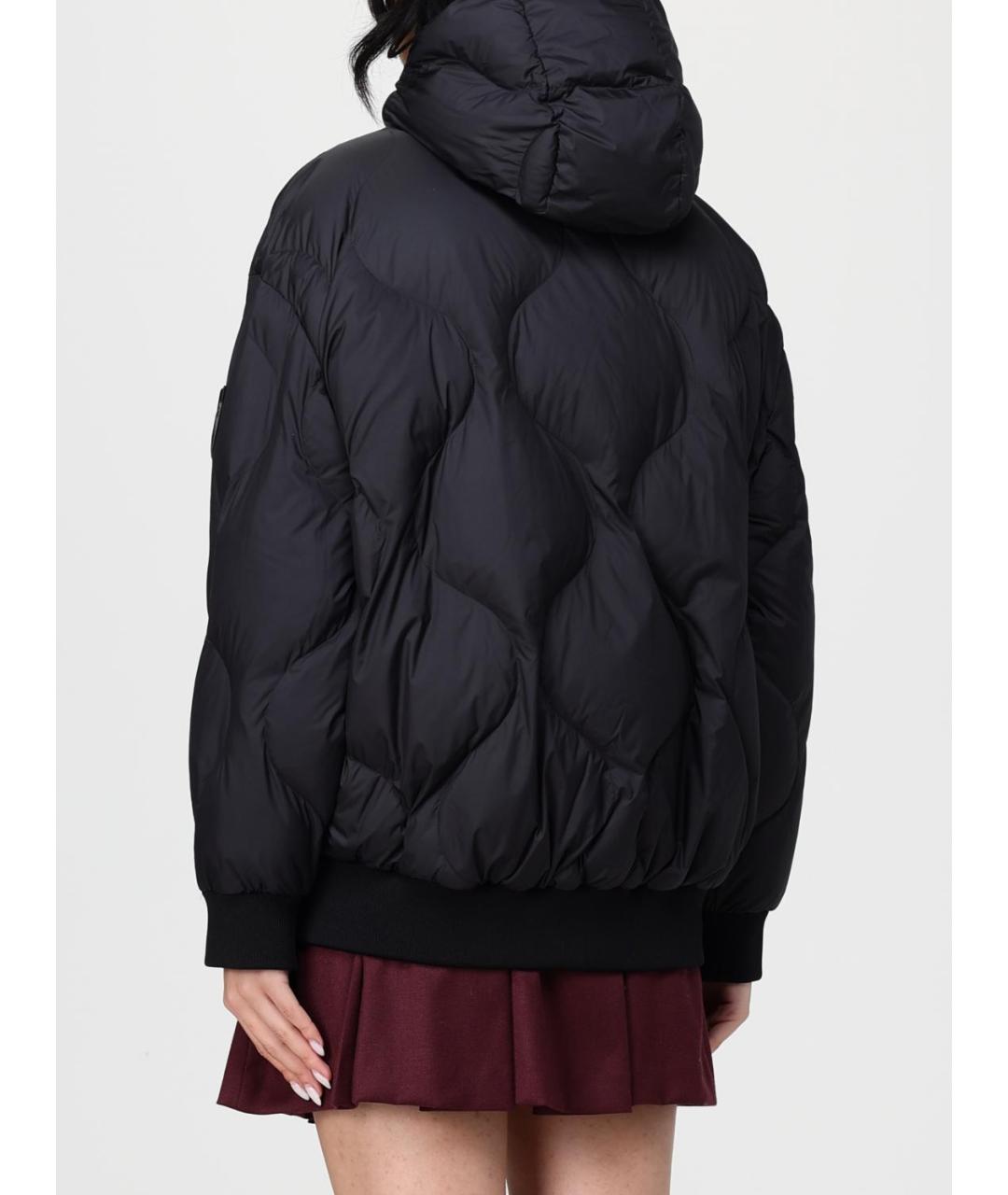 PINKO Черная полиэстеровая куртка, фото 2