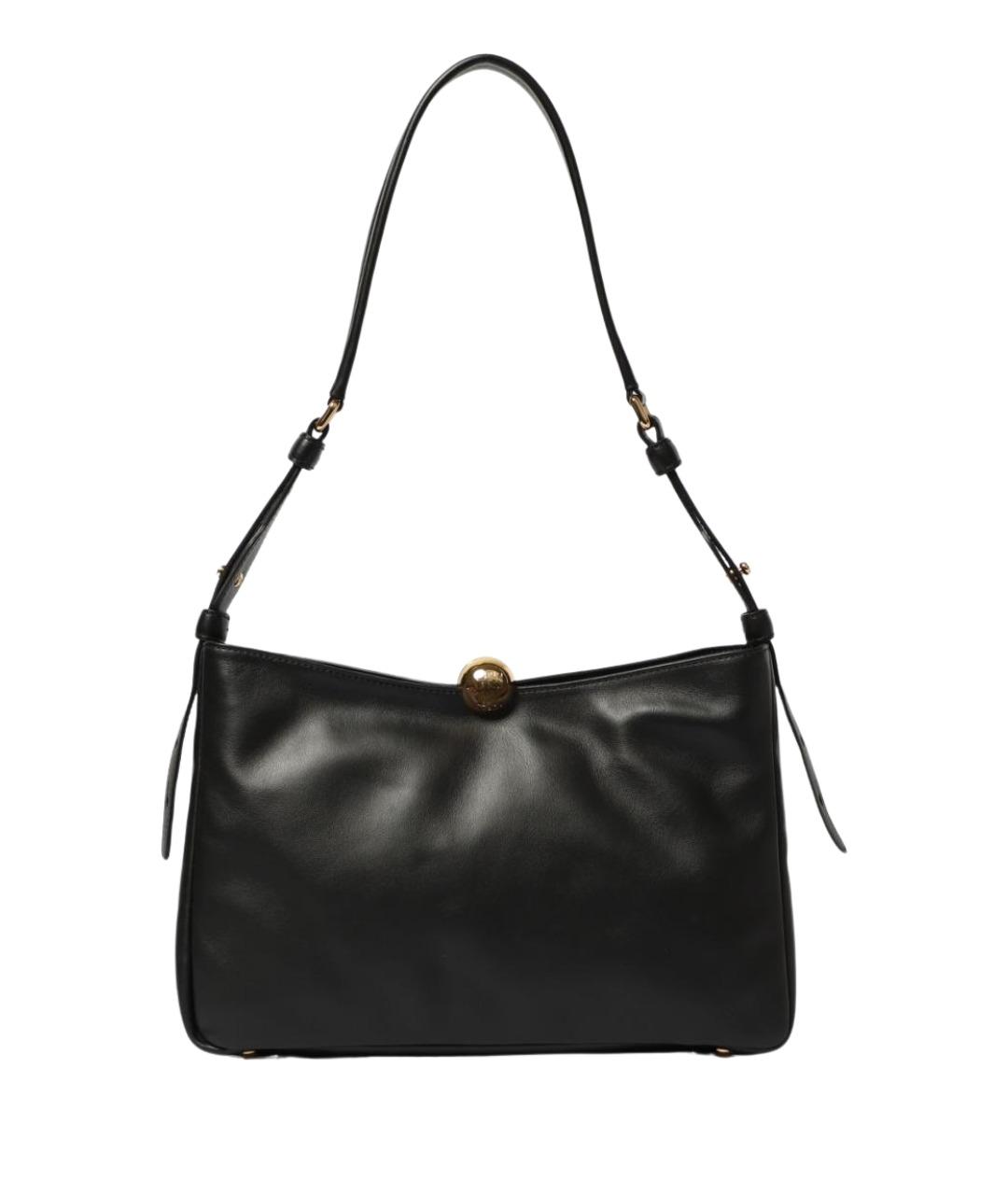 FURLA Черная кожаная сумка через плечо, фото 1