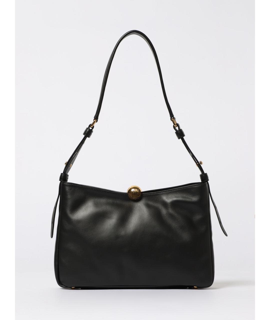 FURLA Черная кожаная сумка через плечо, фото 4