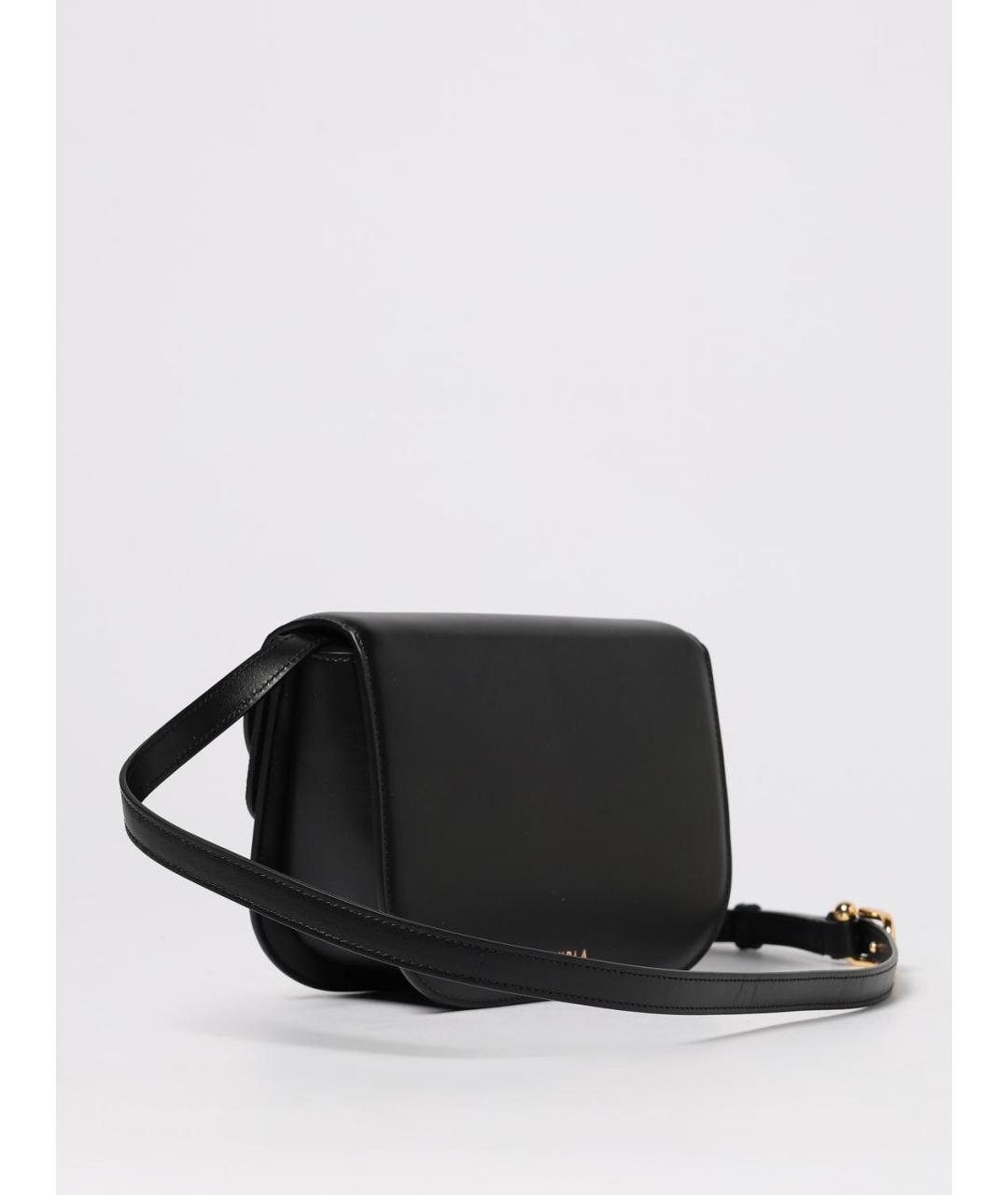 FURLA Черная кожаная сумка через плечо, фото 2