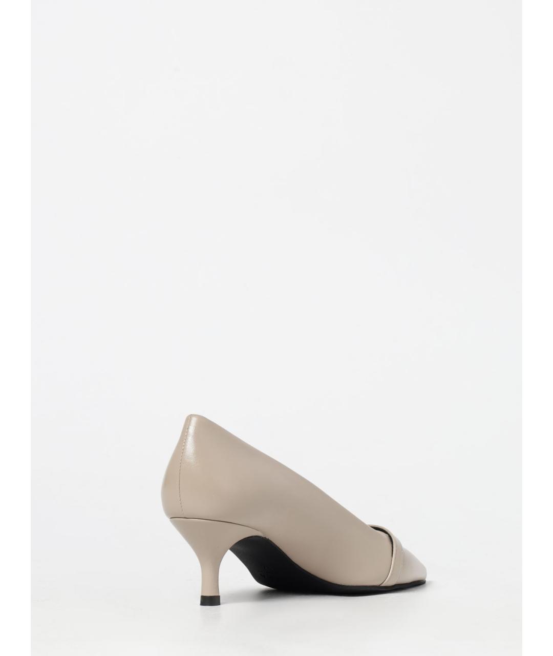 FURLA Бежевые кожаные туфли, фото 3