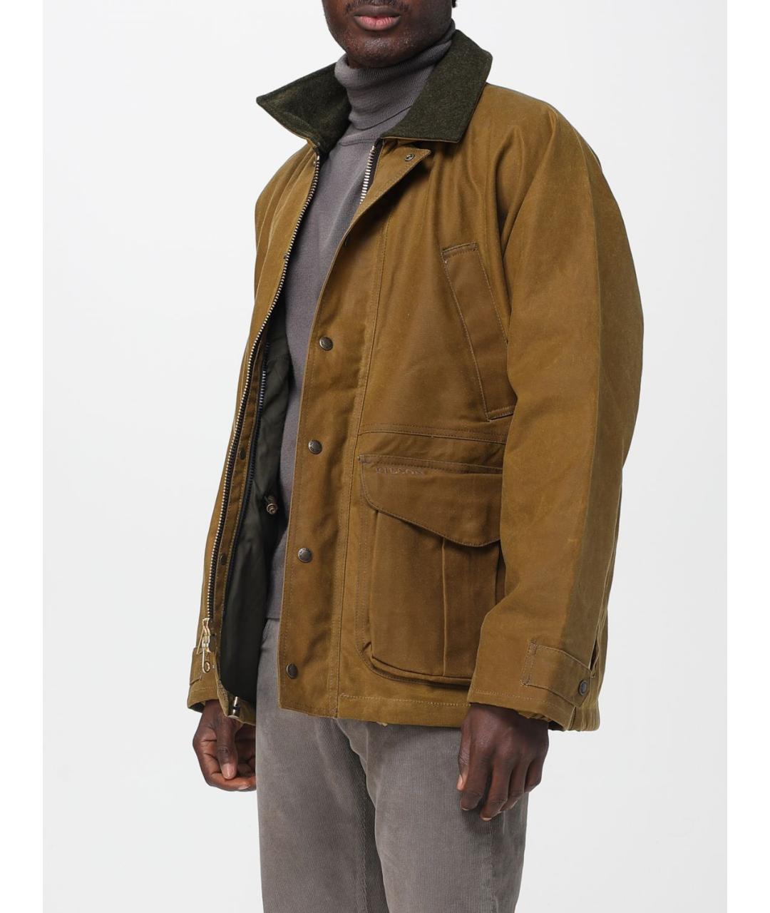 FILSON Коричневая хлопковая куртка, фото 3