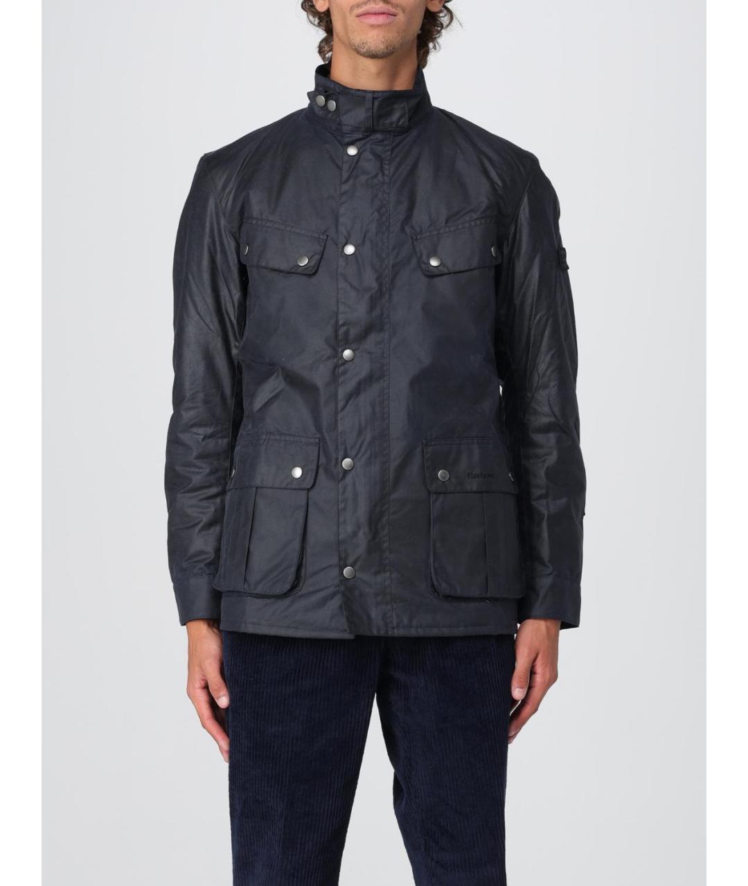 BARBOUR Темно-синяя куртка, фото 5