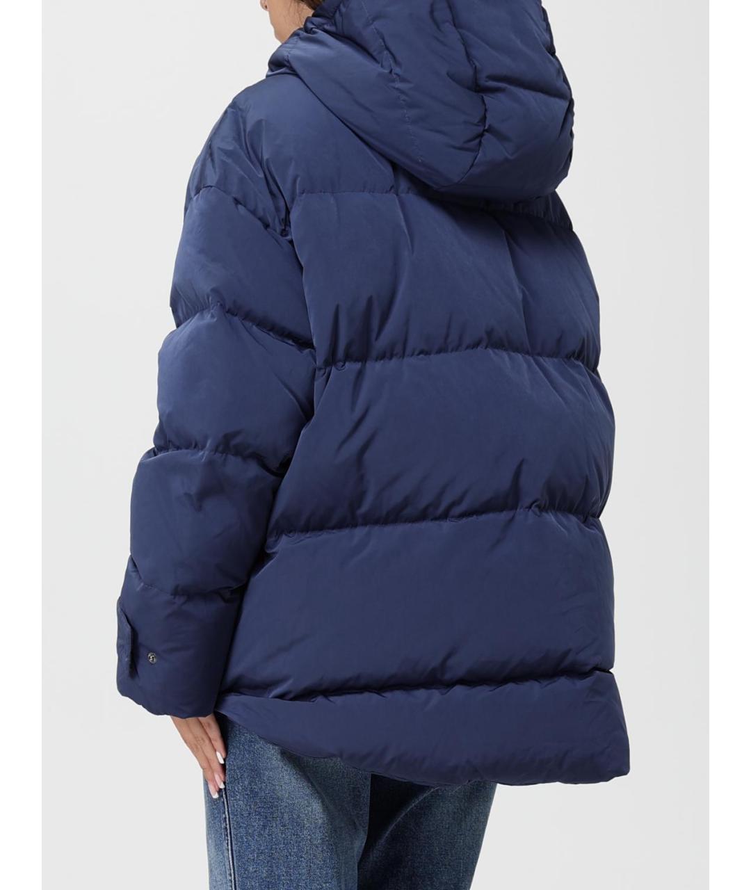 EMPORIO ARMANI Синий полиэстеровый пуховик, фото 3
