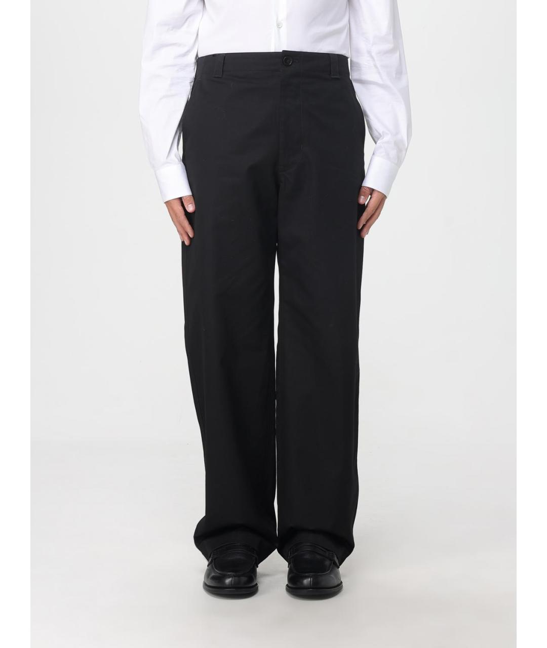 GUCCI Черные хлопковые повседневные брюки, фото 6