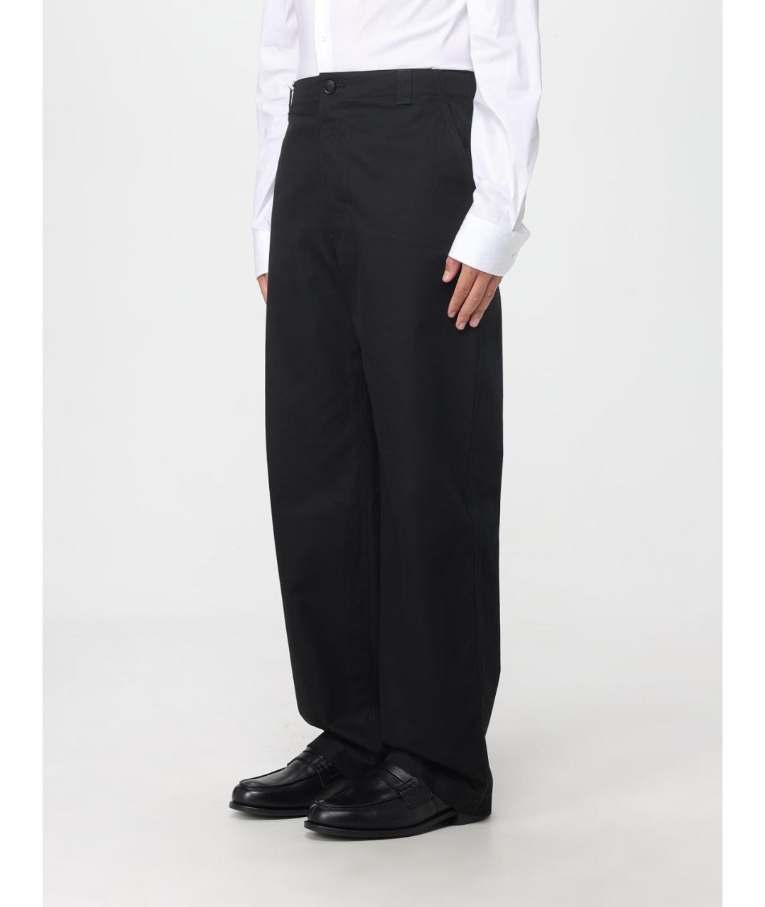 GUCCI Черные хлопковые повседневные брюки, фото 4