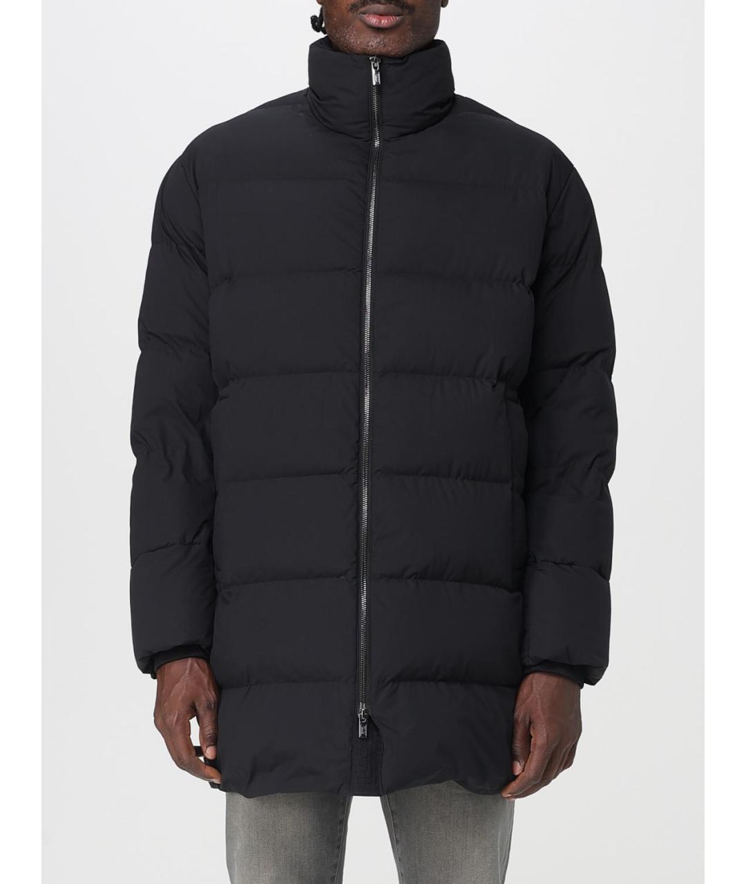 EMPORIO ARMANI Черный полиэстеровый пуховик, фото 5