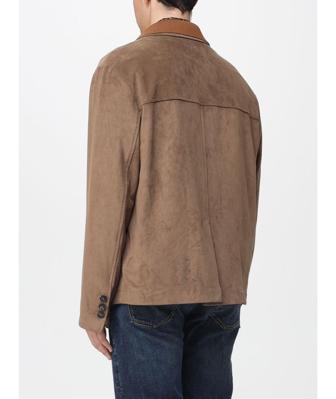 EMPORIO ARMANI Коричневая куртка, фото 2