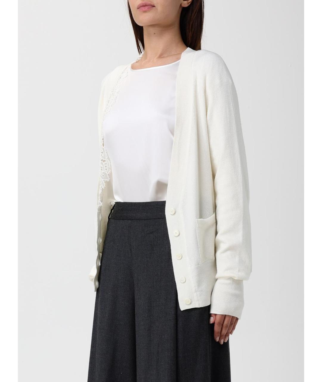ERMANNO SCERVINO Бежевый кардиган, фото 5