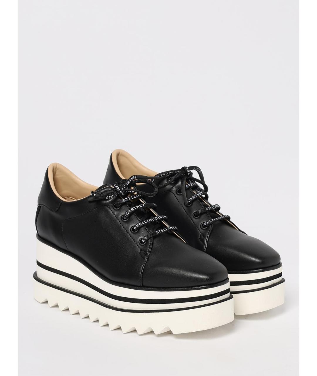 STELLA MCCARTNEY Черные лоферы из искусственной кожи, фото 2