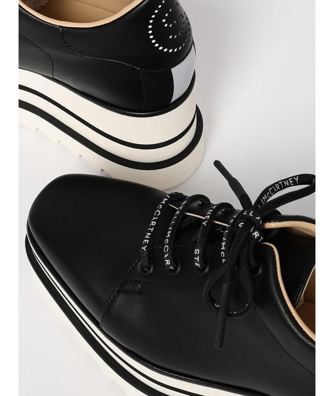 STELLA MCCARTNEY Черные лоферы из искусственной кожи, фото 4