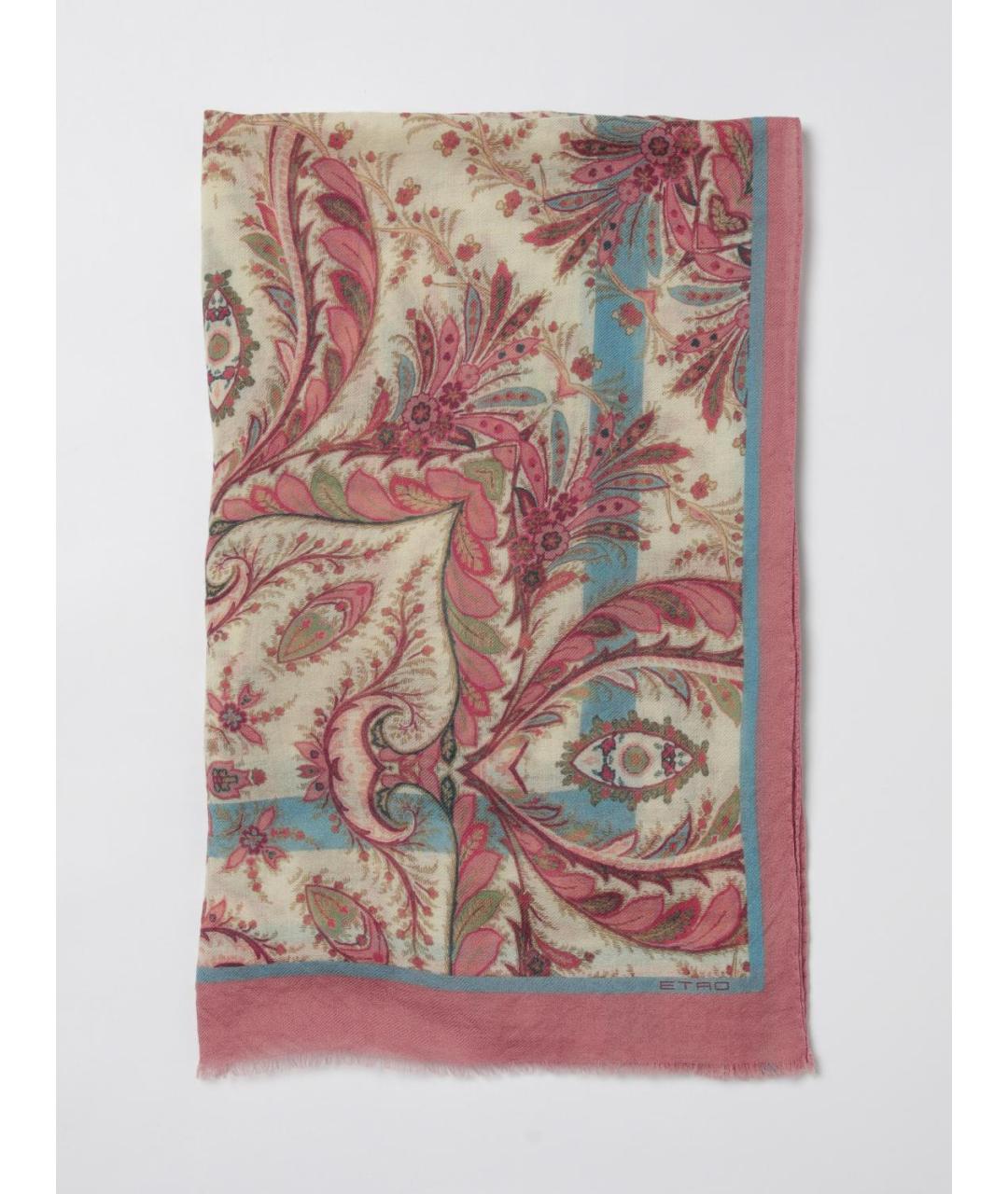 ETRO Мульти шерстяной шарф, фото 4