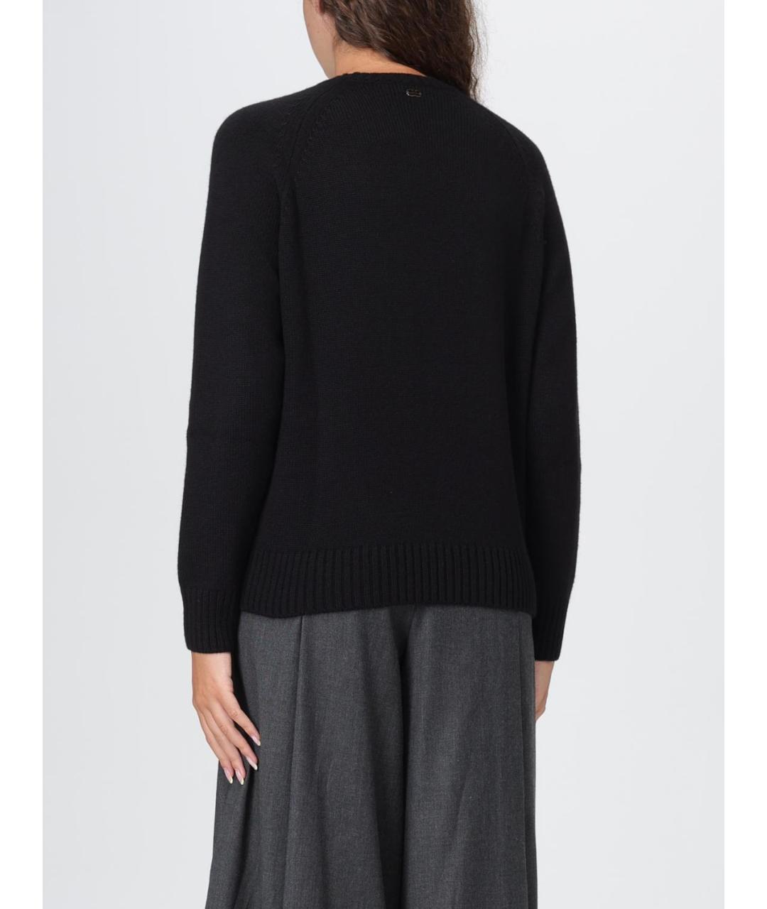 AGNONA Черный кашемировый джемпер / свитер, фото 2