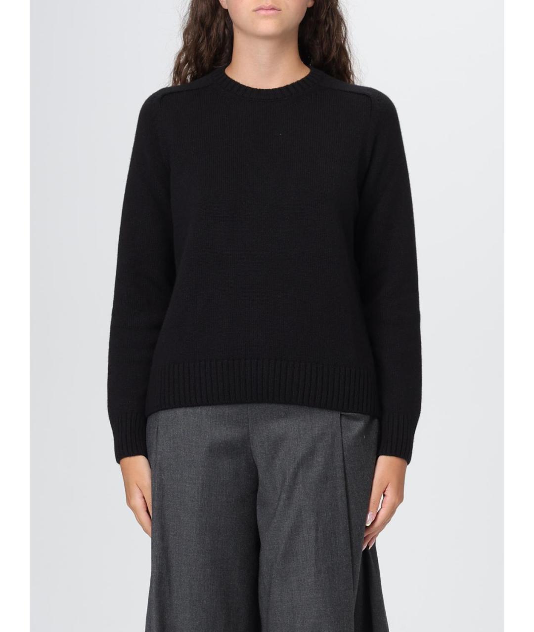 AGNONA Черный кашемировый джемпер / свитер, фото 5
