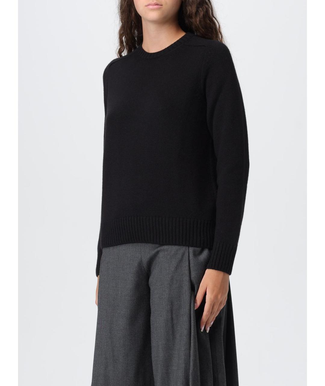 AGNONA Черный кашемировый джемпер / свитер, фото 3