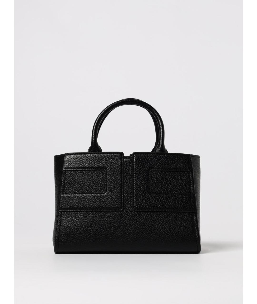 ELISABETTA FRANCHI Черная сумка через плечо из искусственной кожи, фото 4