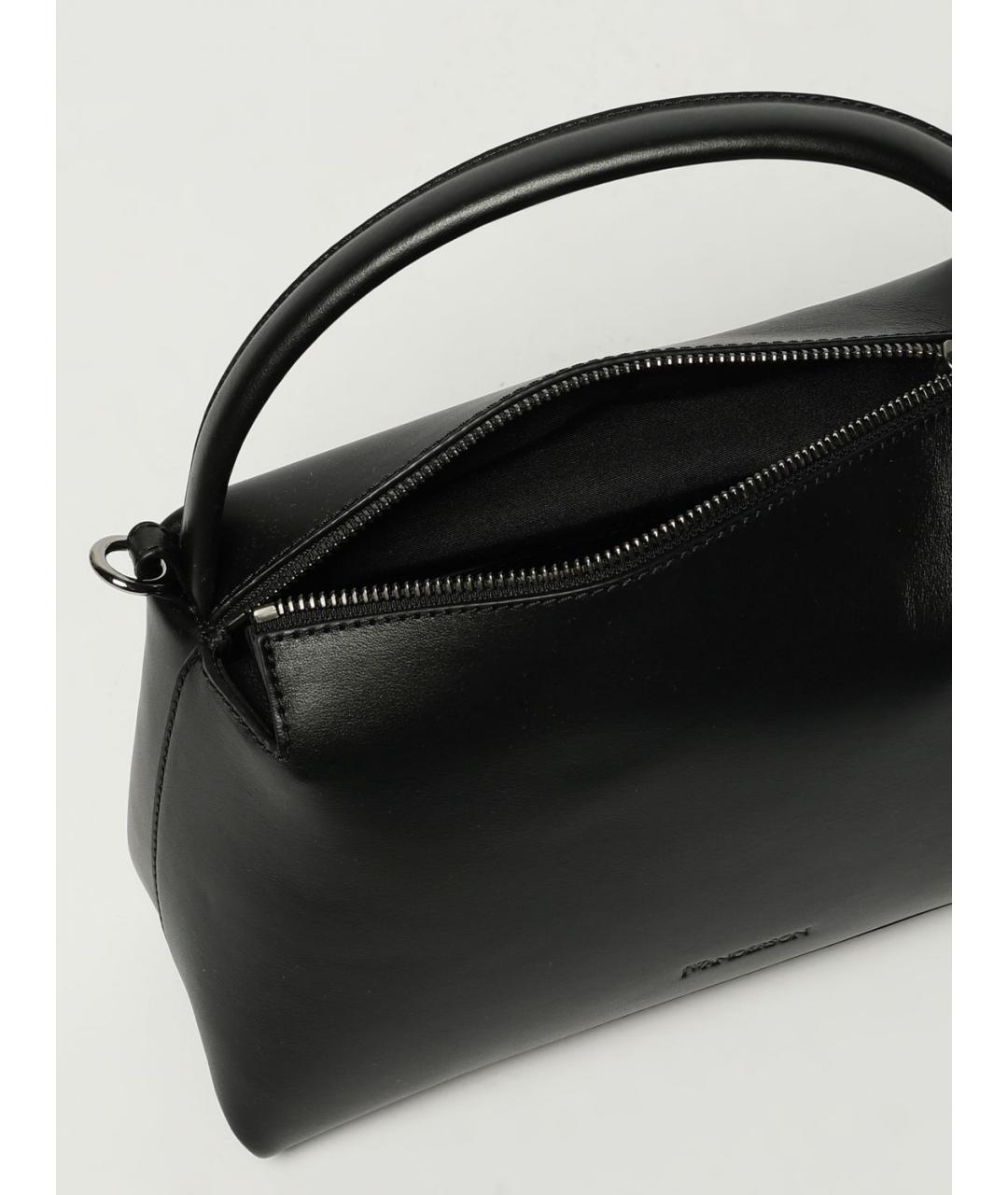 J.W.ANDERSON Черная кожаная сумка через плечо, фото 5