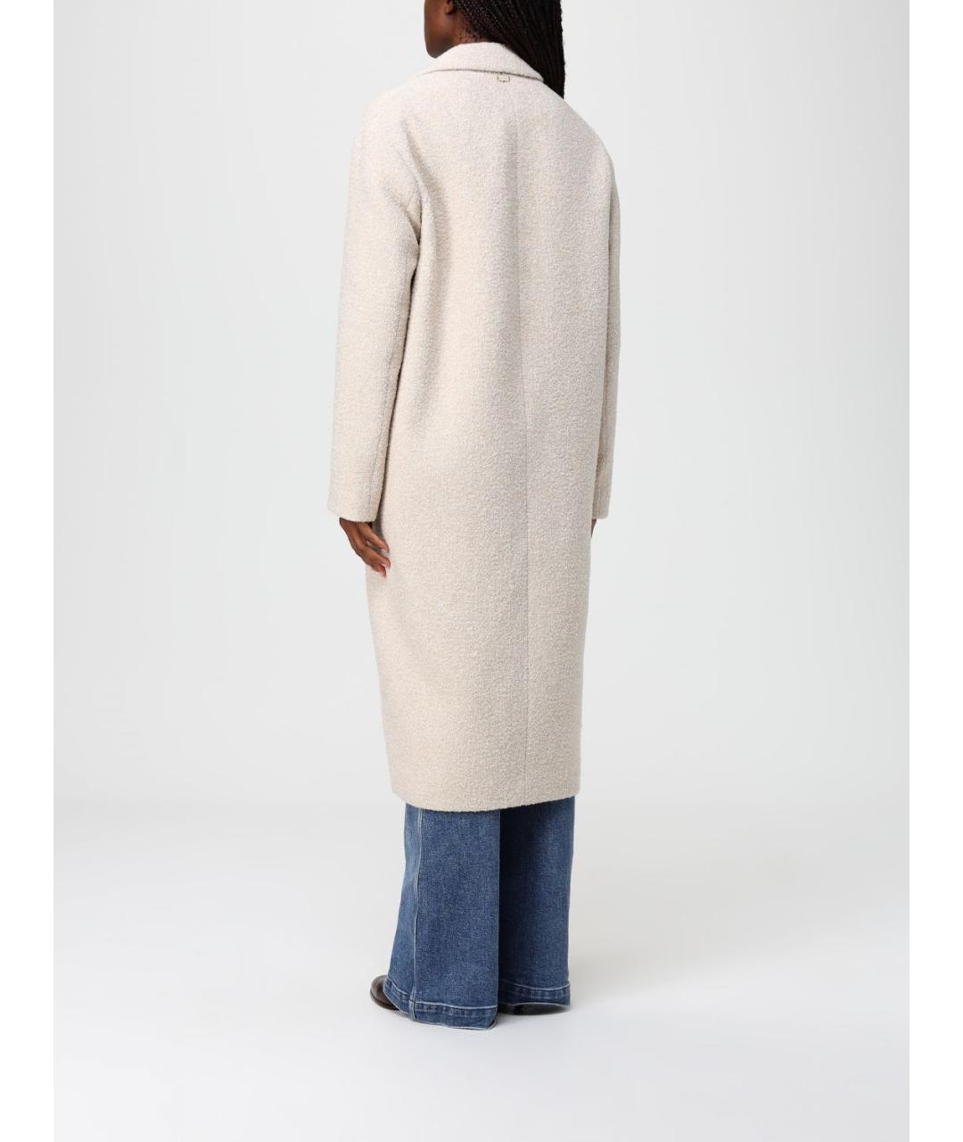 AGNONA Бежевое кашемировое пальто, фото 3