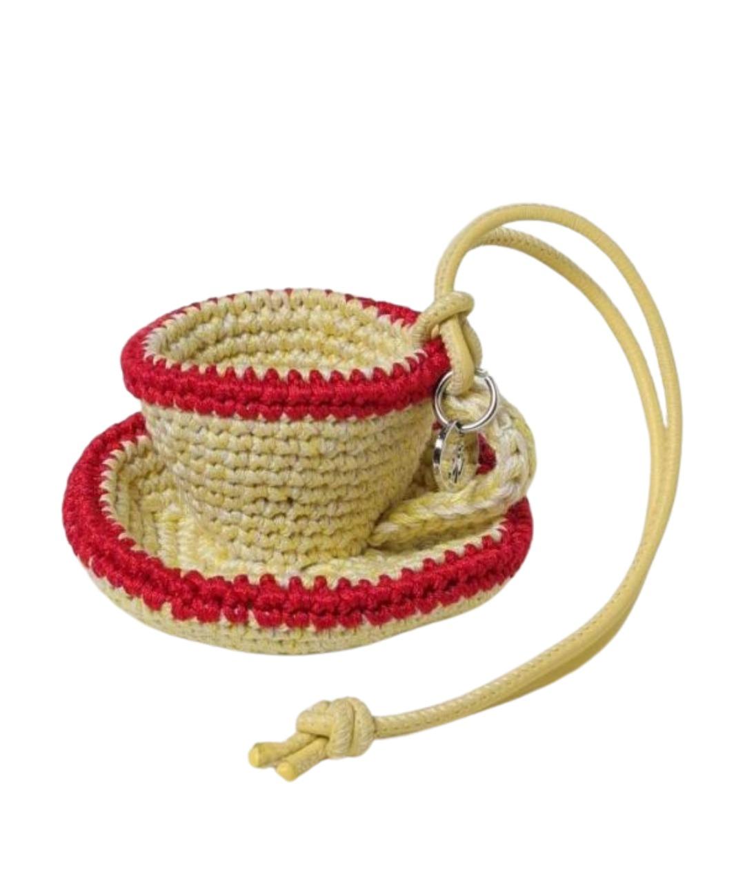 J.W.ANDERSON Желтый брелок, фото 1