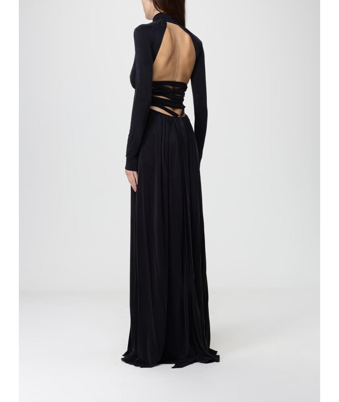 ELISABETTA FRANCHI Черное вечернее платье, фото 2