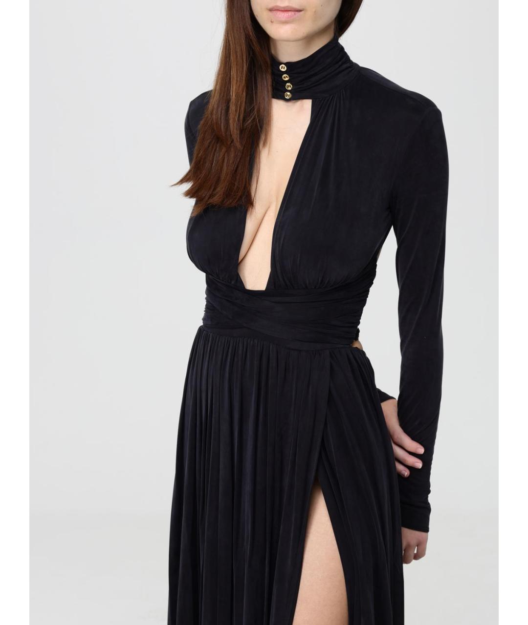 ELISABETTA FRANCHI Черное вечернее платье, фото 4