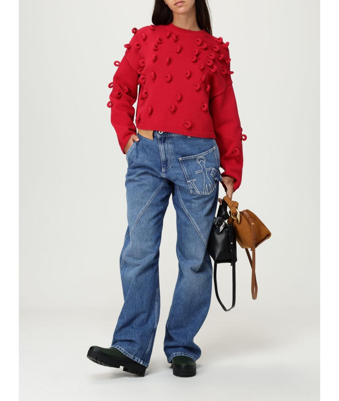 J.W.ANDERSON Коричневая замшевая сумка через плечо, фото 2