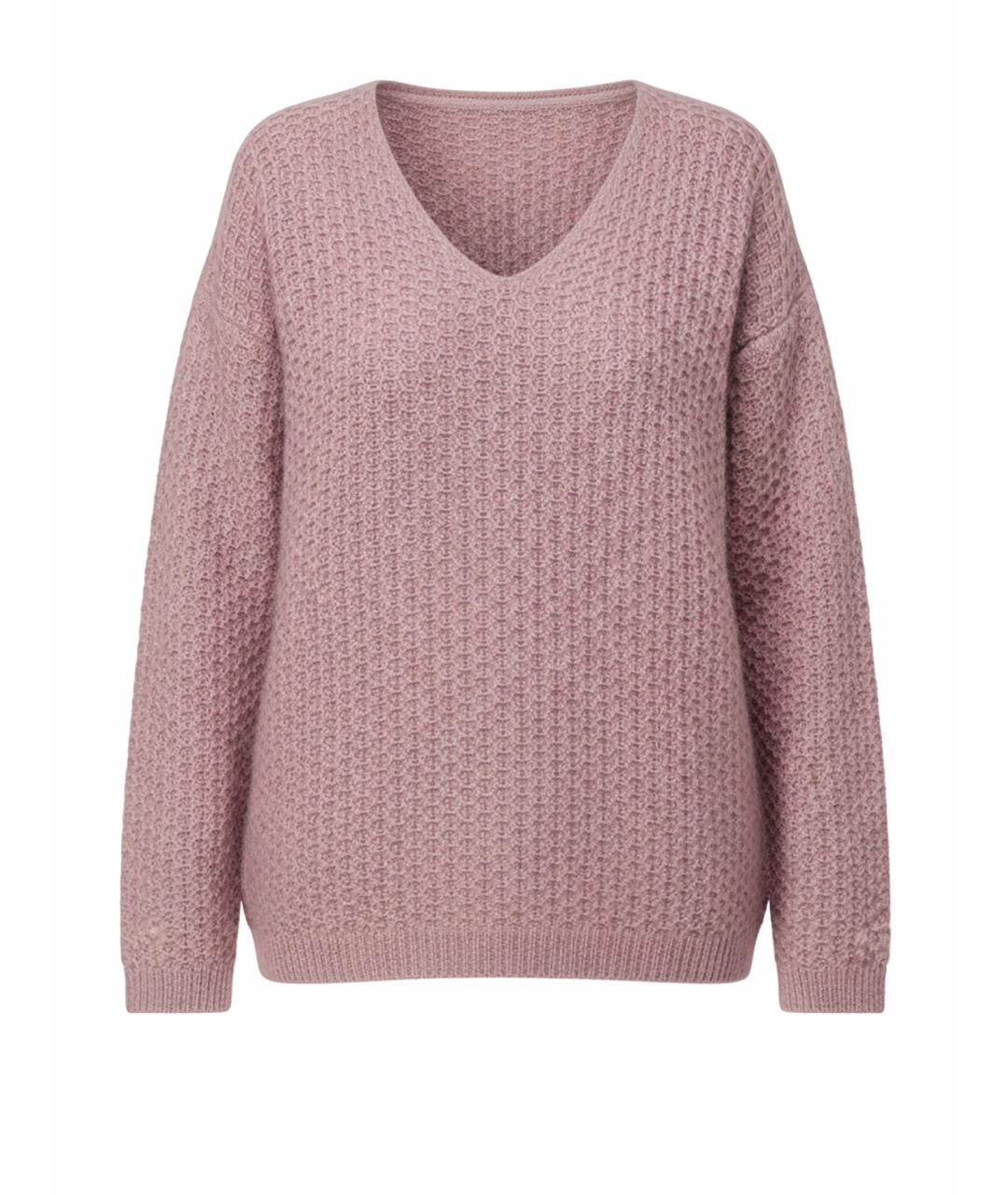 FABIANA FILIPPI Розовый шерстяной джемпер / свитер, фото 1