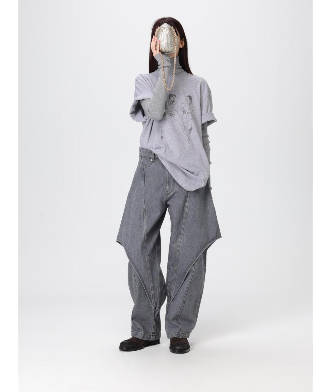 J.W.ANDERSON Золотая сумка через плечо, фото 2