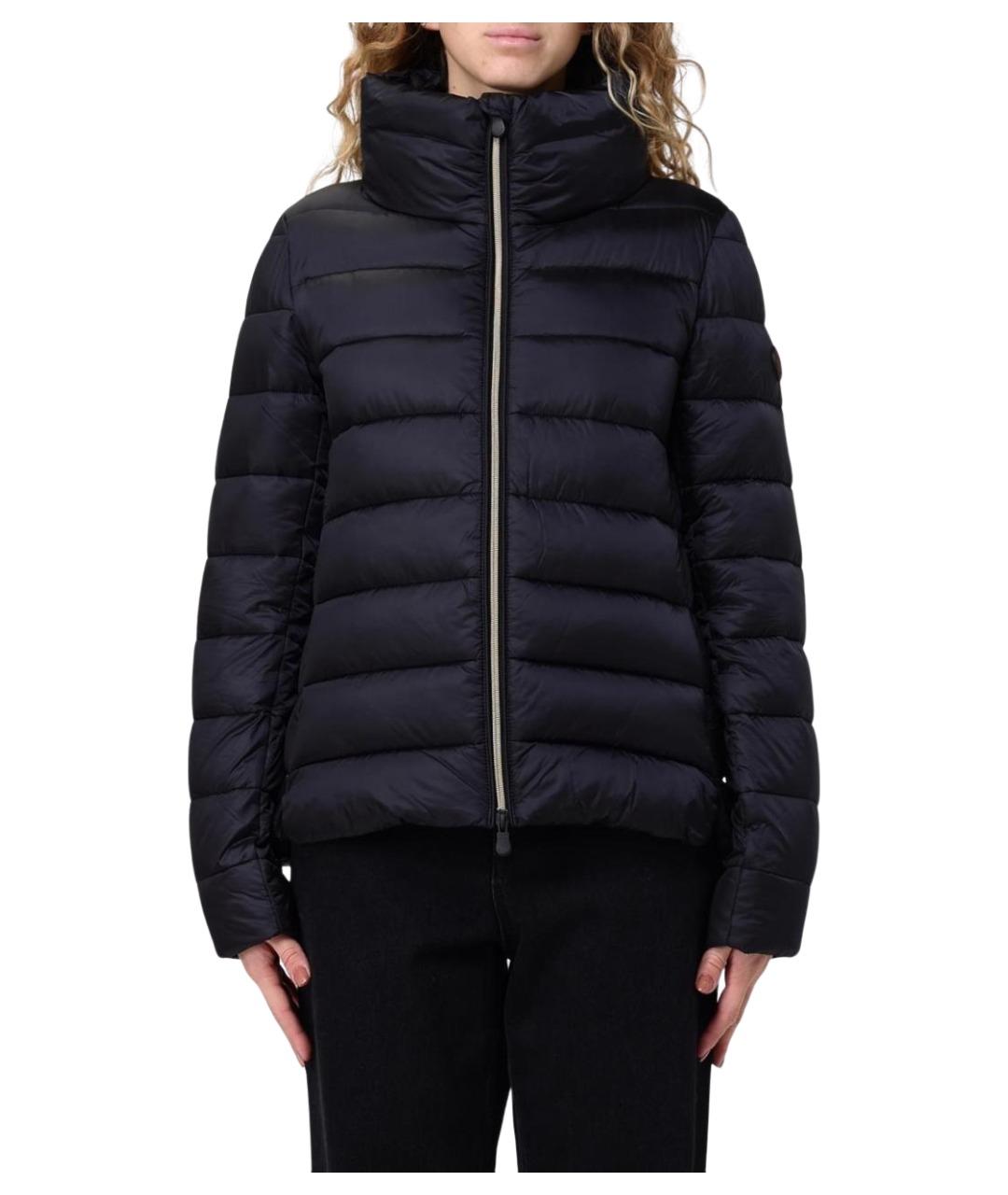 SAVE THE DUCK Черная полиамидовая куртка, фото 1