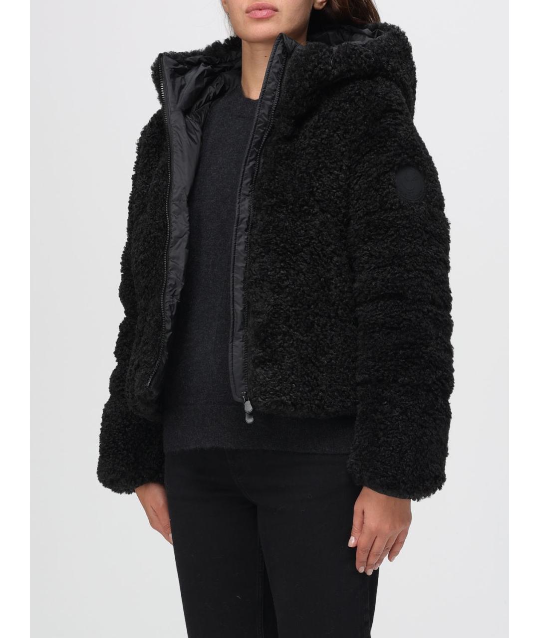 SAVE THE DUCK Черная полиэстеровая куртка, фото 3