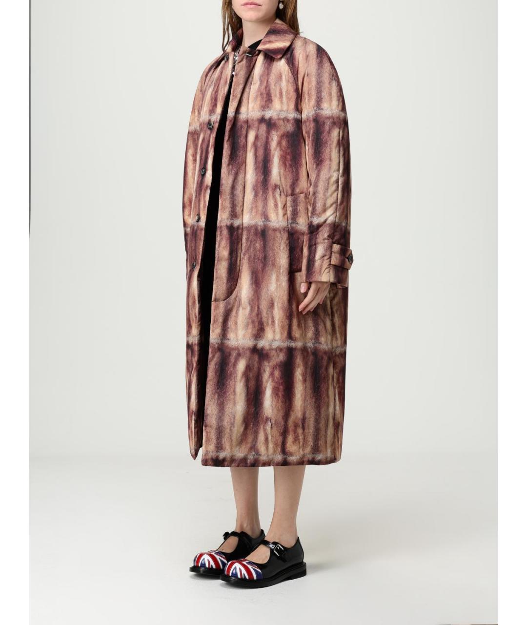 MOSCHINO Коричневое шерстяное пальто, фото 5