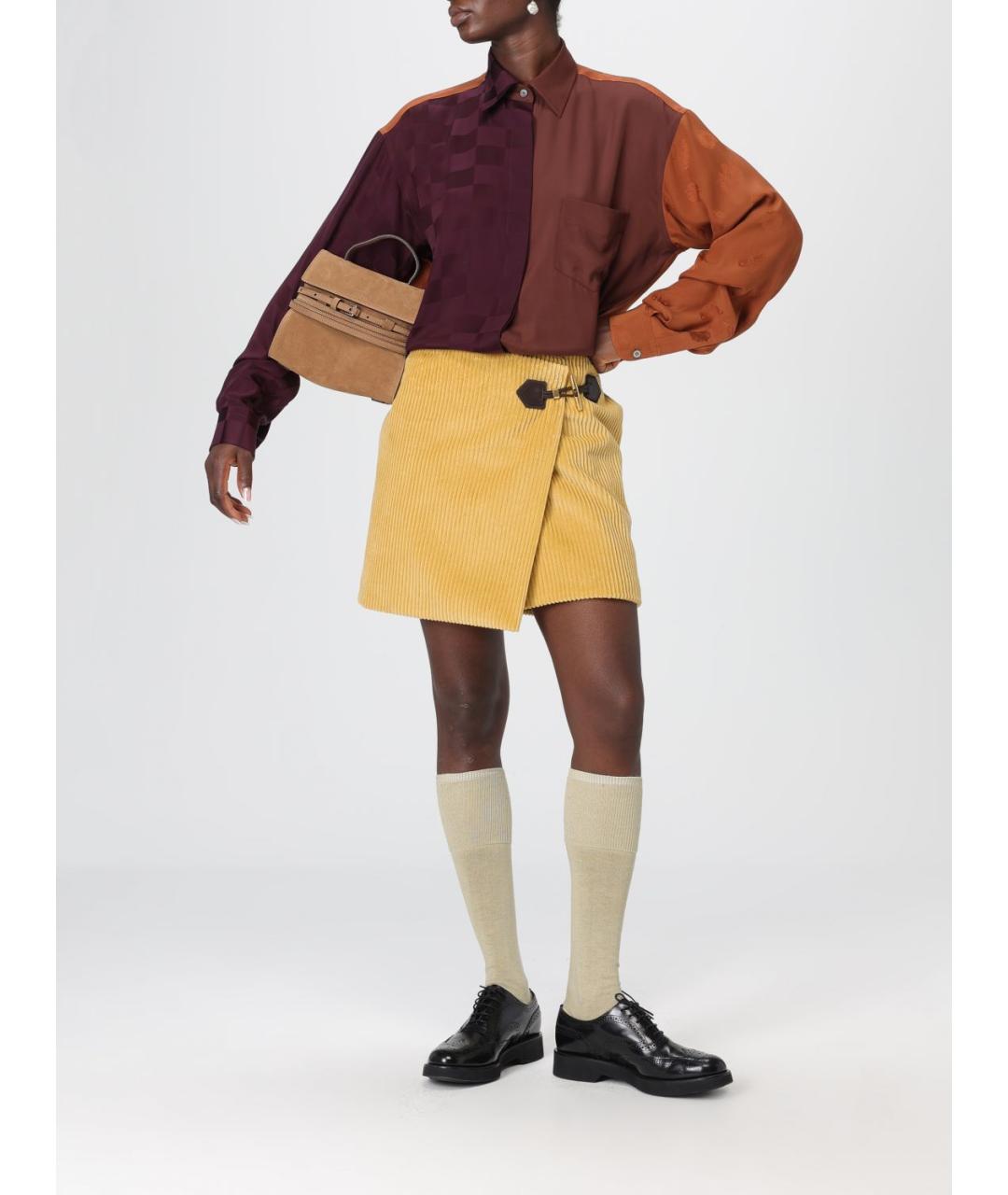 MOSCHINO Коричневая замшевая сумка через плечо, фото 2