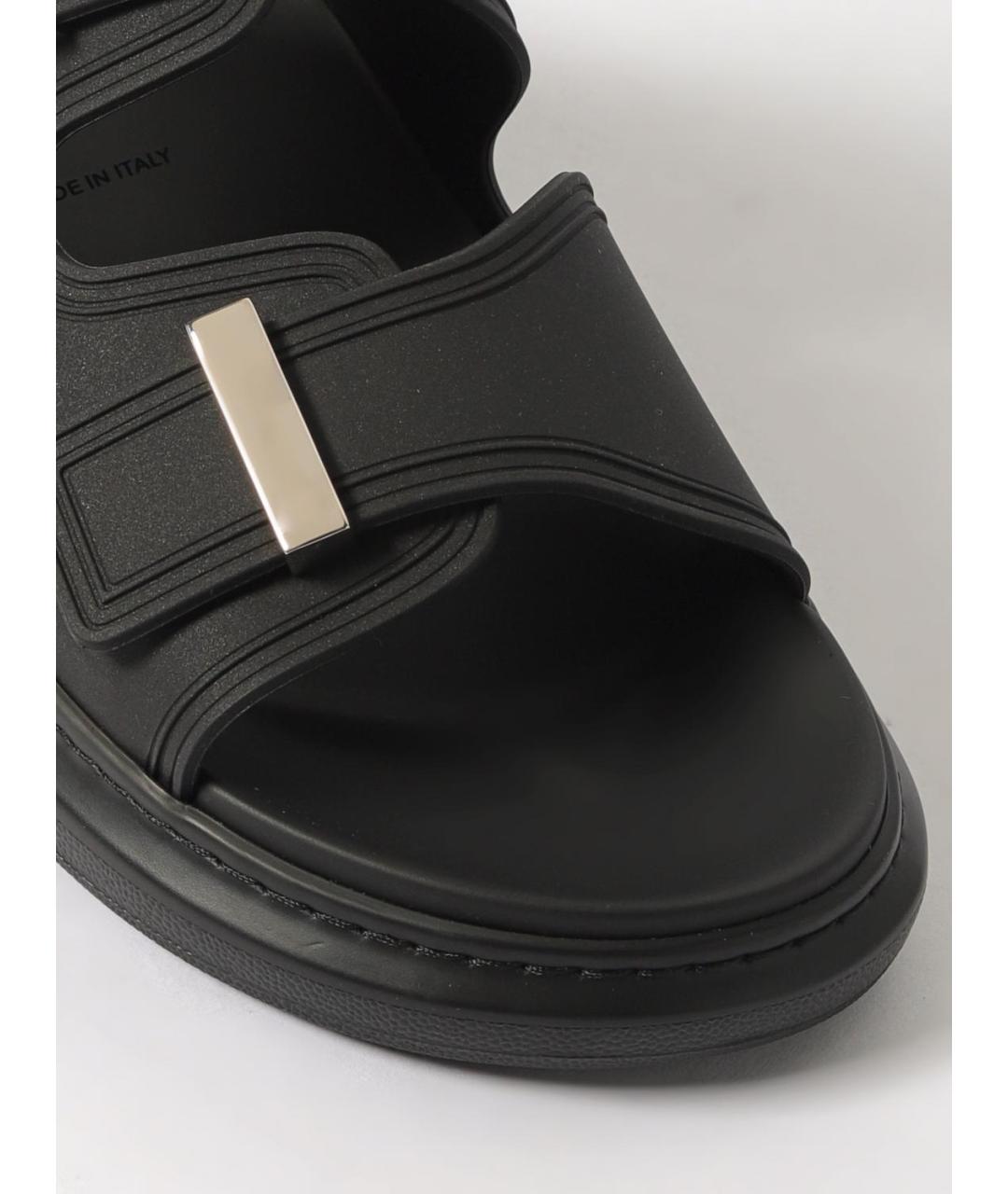 ALEXANDER MCQUEEN Черные сандалии, фото 4