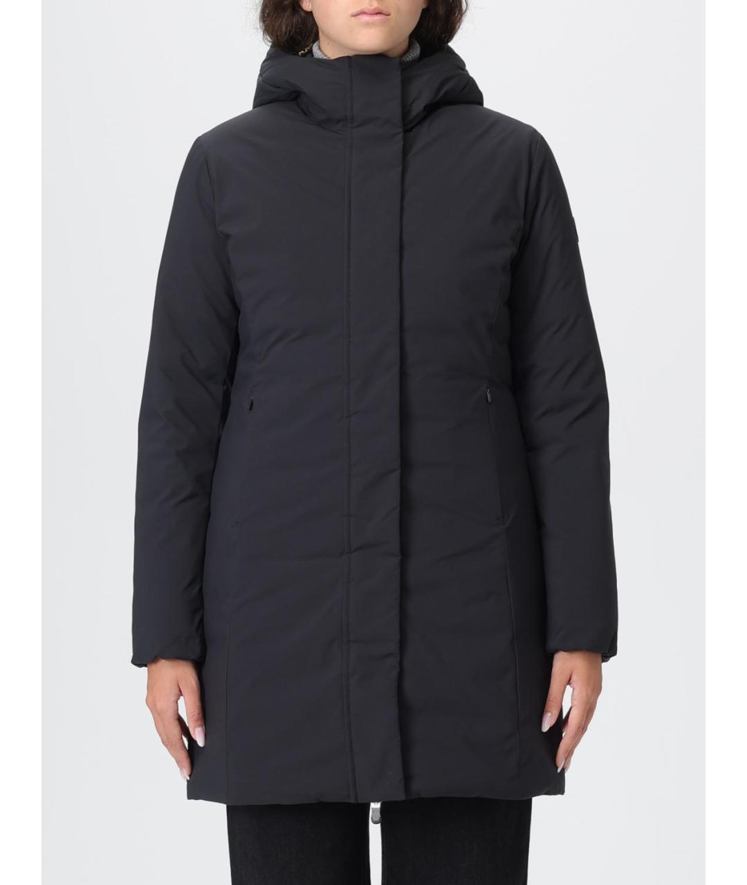 SAVE THE DUCK Черная полиэстеровая парка, фото 2