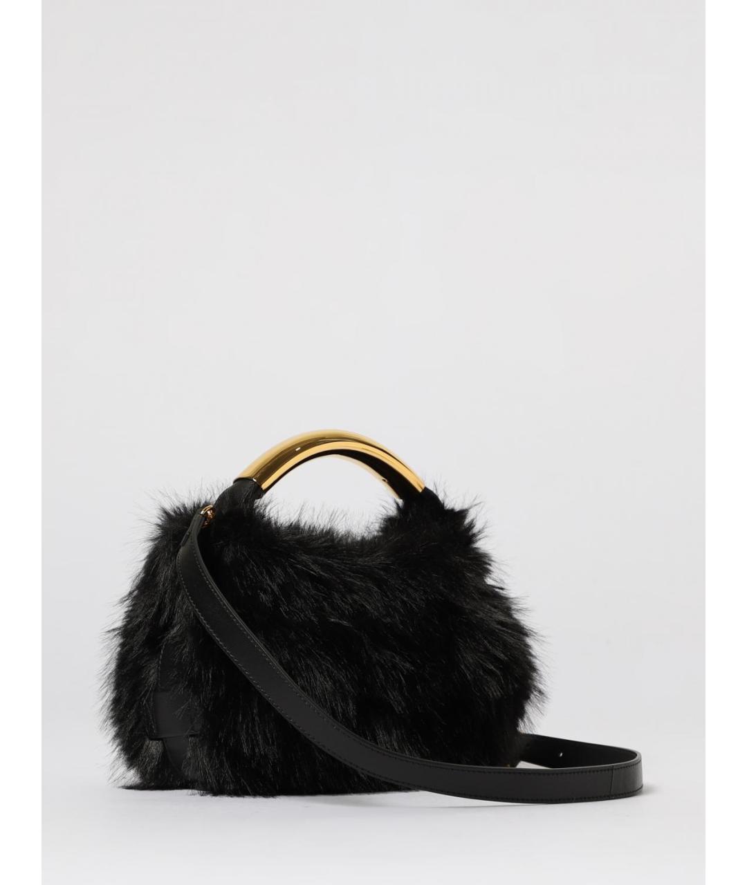 MOSCHINO Черная сумка через плечо, фото 2