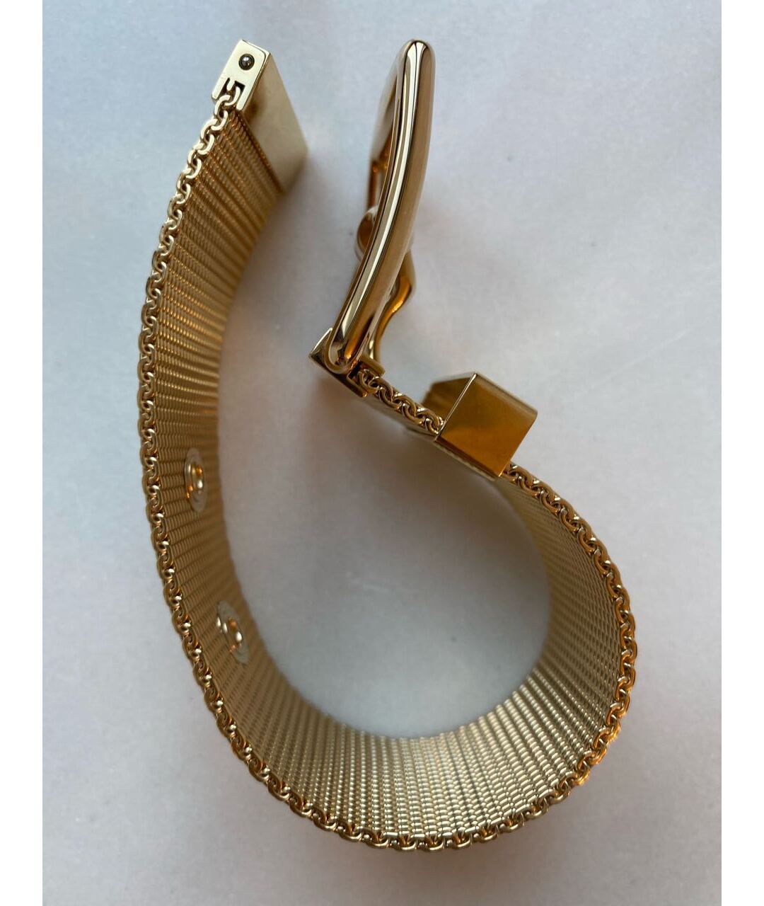 HERMES PRE-OWNED Золотой металлический браслет, фото 5