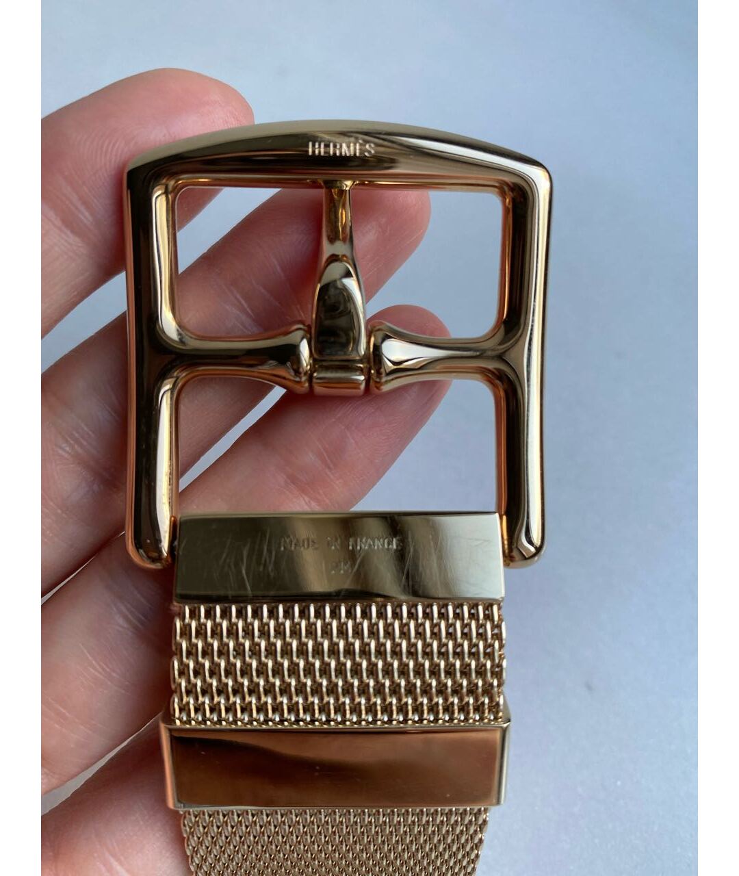 HERMES PRE-OWNED Золотой металлический браслет, фото 3
