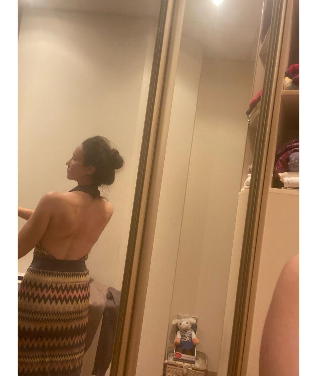 MISSONI Мульти шелковое повседневное платье, фото 8