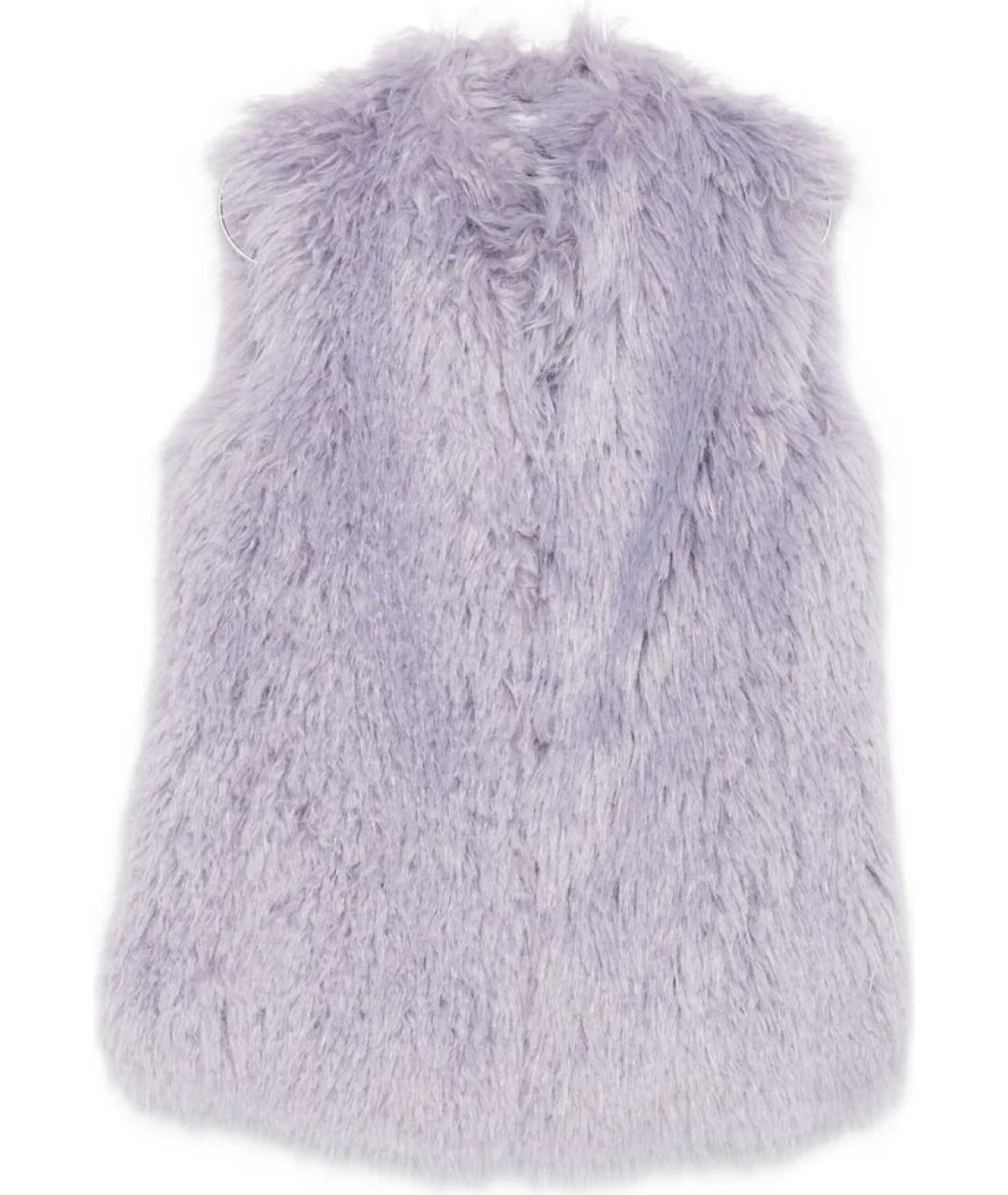 PATRIZIA PEPE Фиолетовый полиэстеровый жилет, фото 1