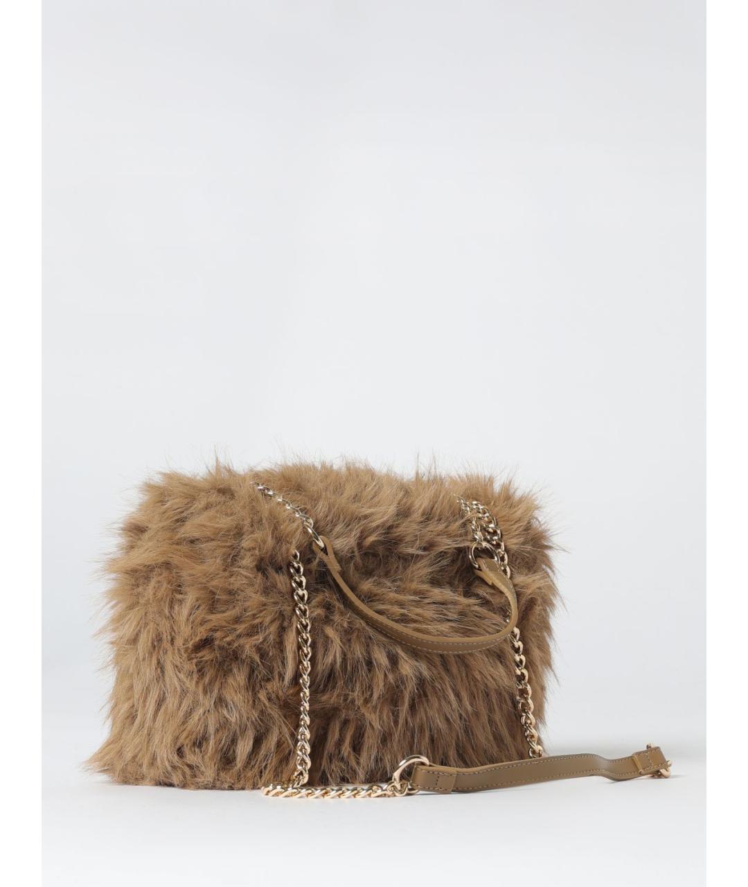 TWIN-SET Серая сумка через плечо из искусственной кожи, фото 2