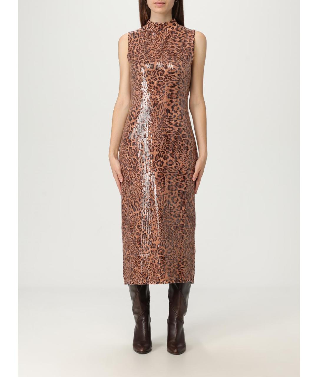 TWIN-SET Мульти вискозное платье, фото 2