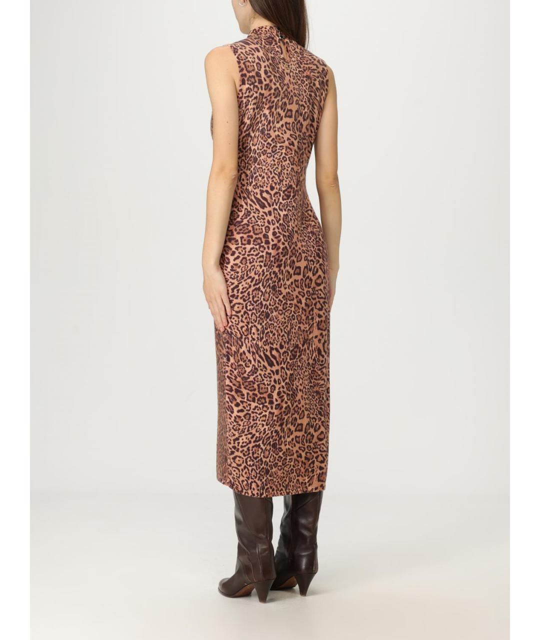 TWIN-SET Мульти вискозное платье, фото 4