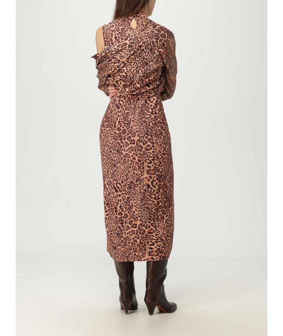 TWIN-SET Мульти вискозное платье, фото 3