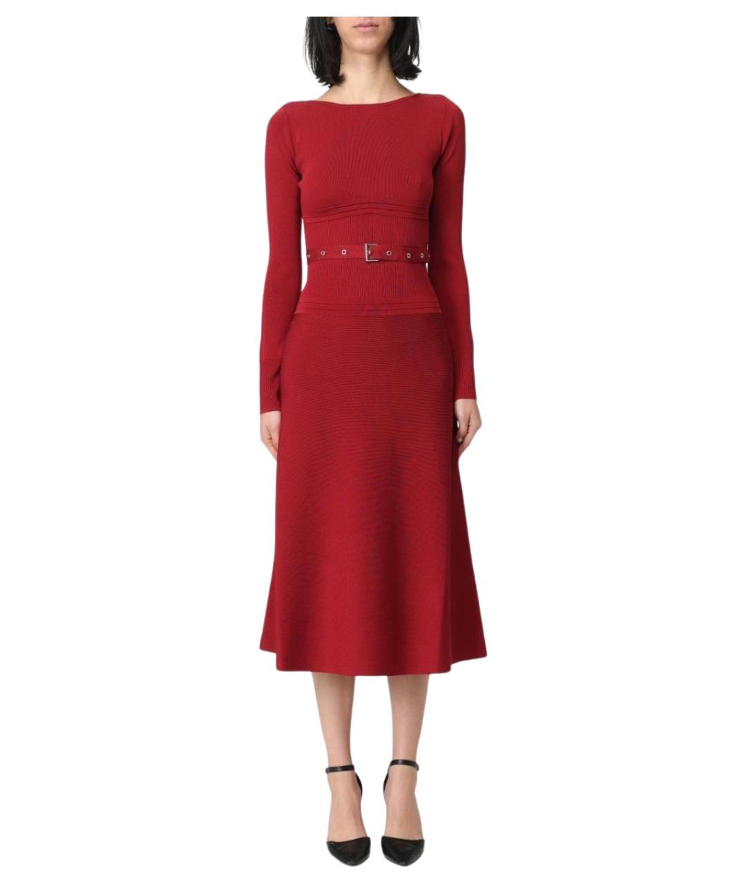 PATRIZIA PEPE Красное повседневное платье, фото 1