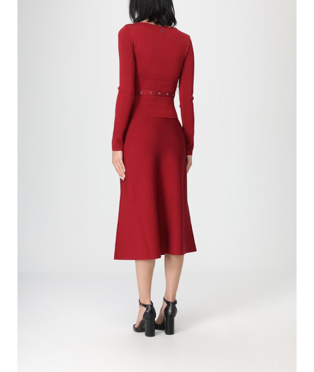 PATRIZIA PEPE Красное повседневное платье, фото 2