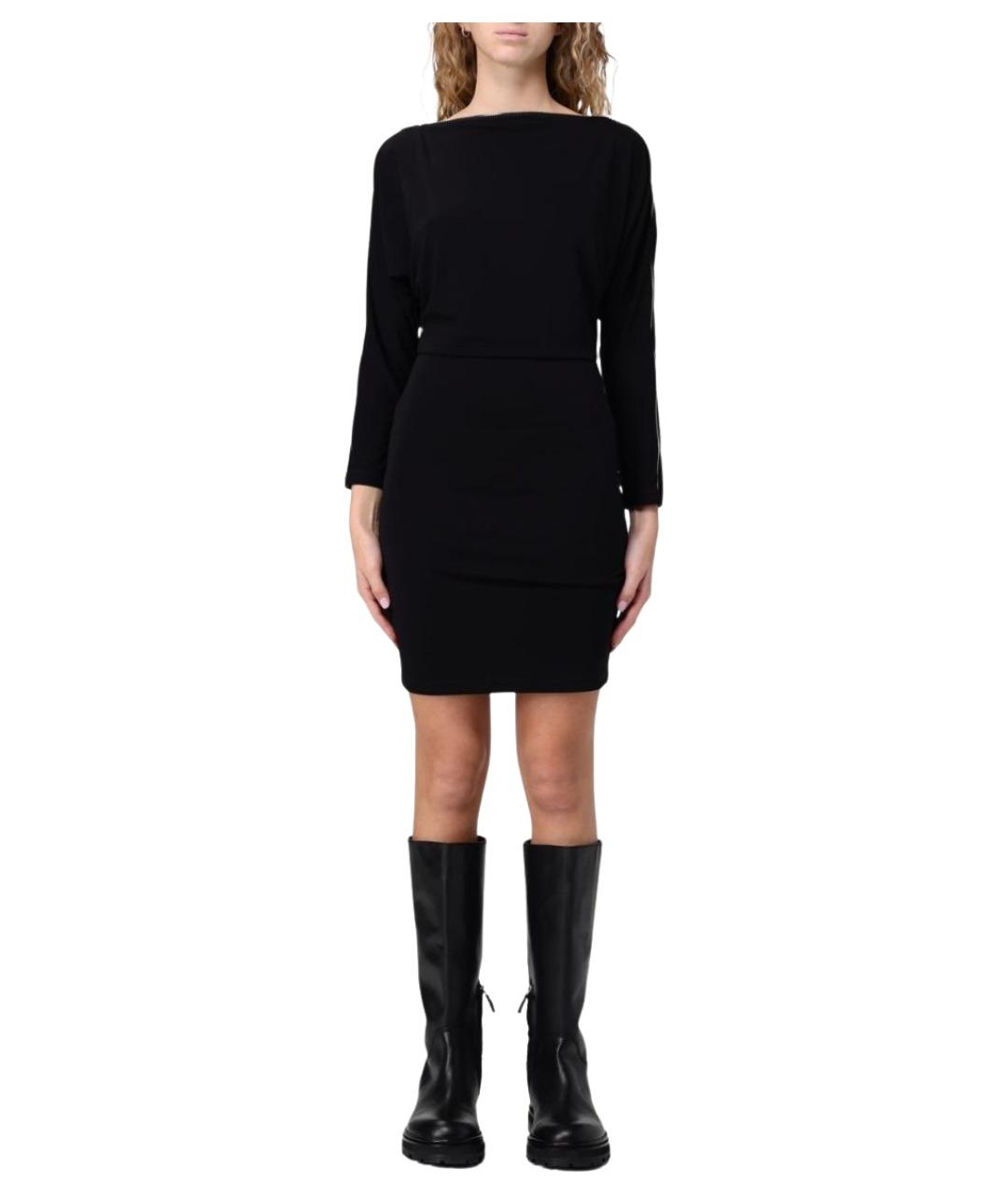 PATRIZIA PEPE Черное повседневное платье, фото 1