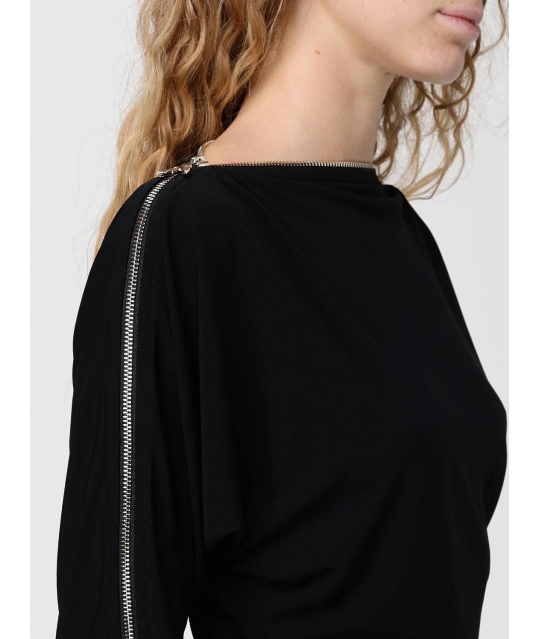 PATRIZIA PEPE Черное повседневное платье, фото 3